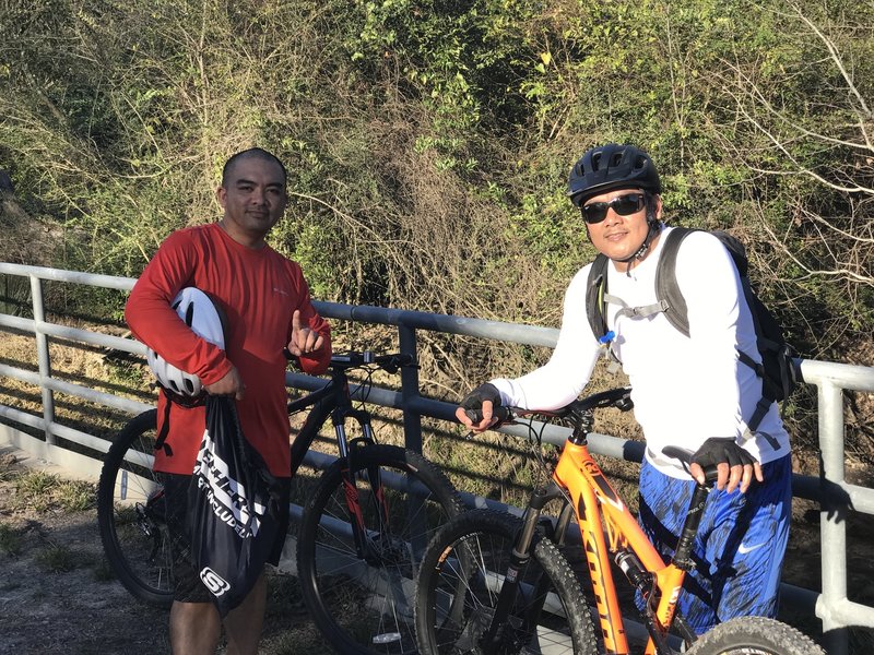 Chillaxing along the Cypress Creek Trail never looked better.