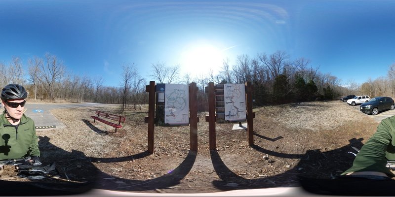 There's a nice trailhead off of Lancashire and Gainsford Drive.