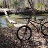 Have fun navigating this bridge crossing along the Long Cane Horse Trail.