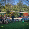 Playa Islita is a colorful, bright, artsy town with a lush green park that's perfect for watermelon breaks.