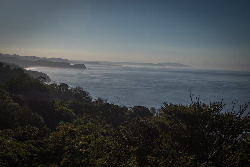 This killer lookout point offers a great view of the end goal - Playa Carmen and Mal Pais.