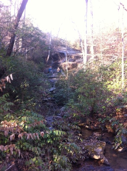 Take the short side trail up to Nancytown Falls.