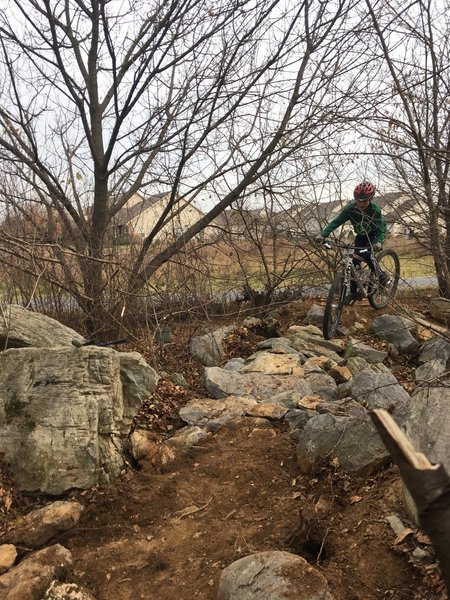 Ride the Intermediate Line on Deer Skull to hone your skills at navigating rock gardens.