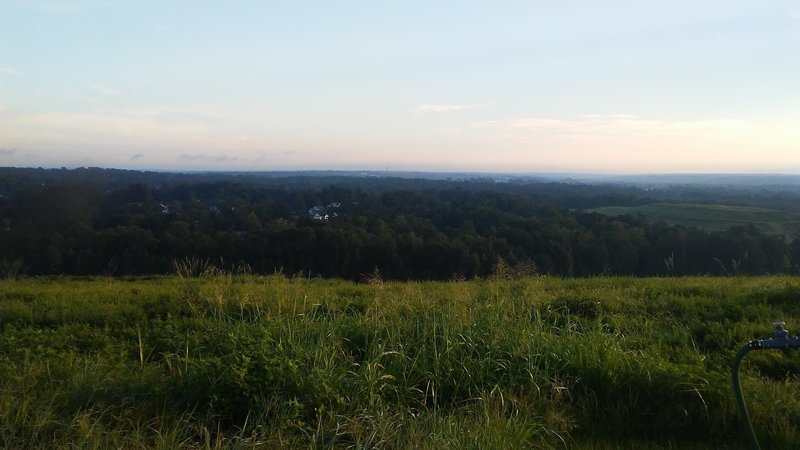 Atop the main landfill hill, enjoy spectacular sunset views.