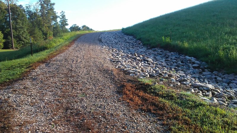 Get your climb on along the lower landfill mound!