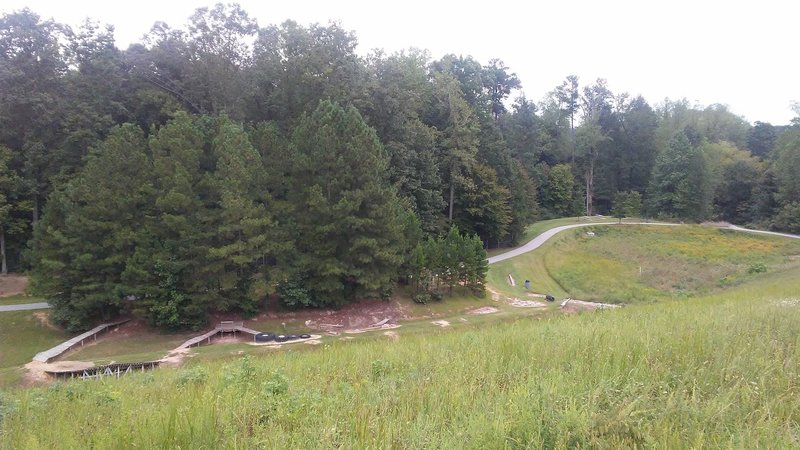 This bird's-eye view of the Mountain Bike Skills Area gives you an idea of what to expect.