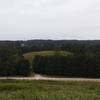 Half way up the main landfill hill, expect this view looking down at the lower landfill mound.