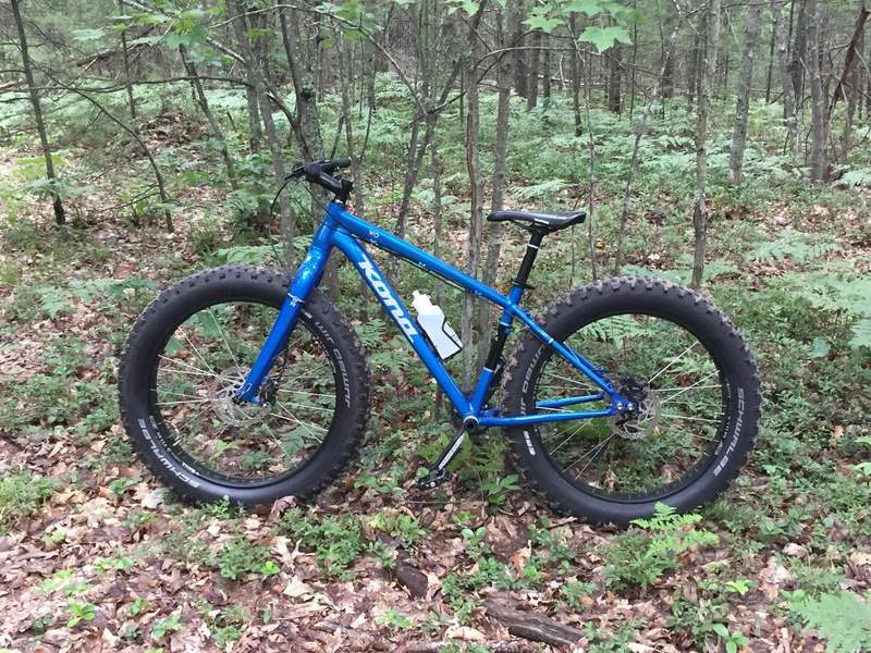 A 2016 Kona Wo marks my return to mountain biking after many years away.