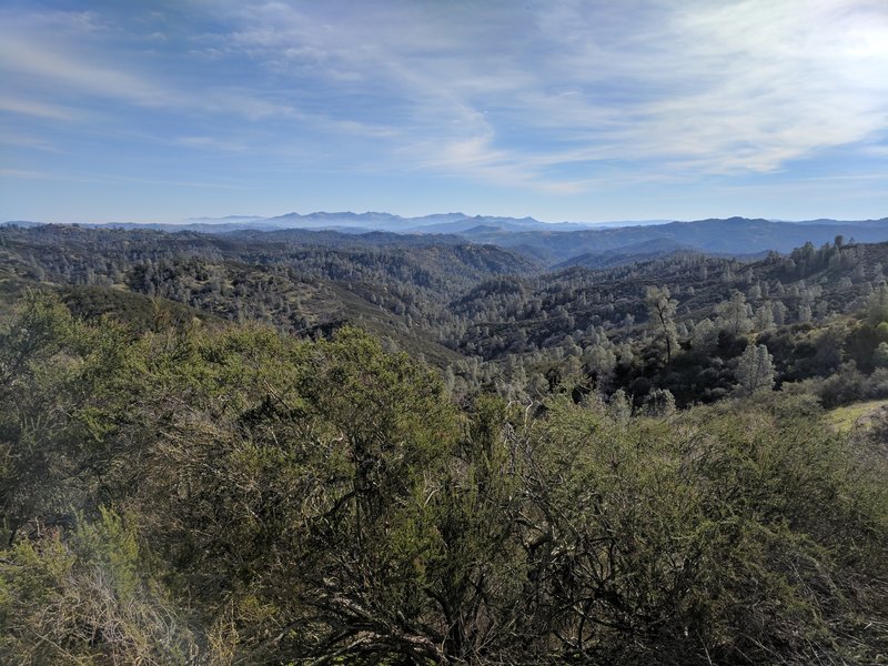 From County Line Road, look south over the range to experience this area's true beauty.