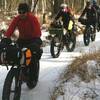 ITI racers head out from Knik Lake in 2015.