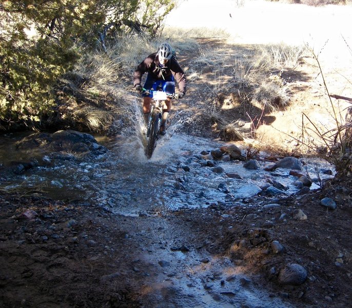 This was one of many creek crossings encountered during the 2017 Tommyknocker.