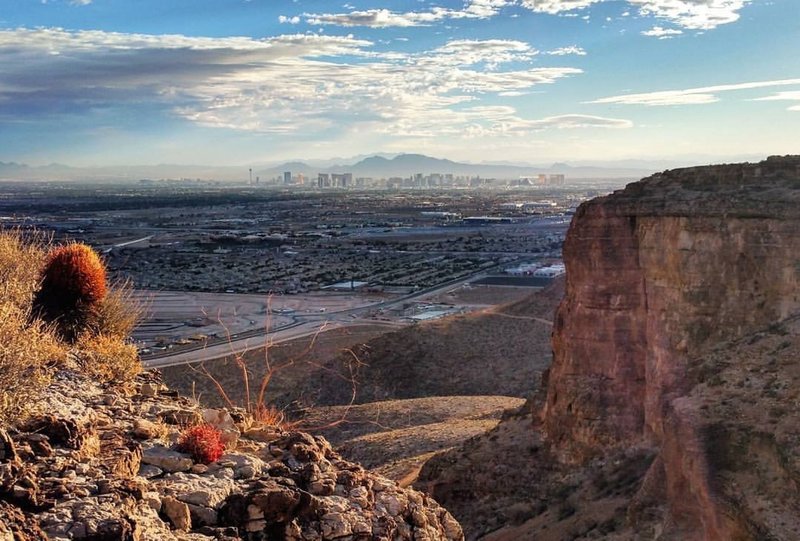 Enjoy great views of The Strip from the Southwest Ridge Trails.