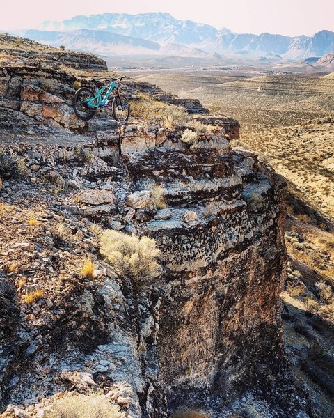 Expect lots of exposure like this along the Southwest Ridge Trails.