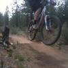 Marvin's Garden is home to great little rock jumps like this one.