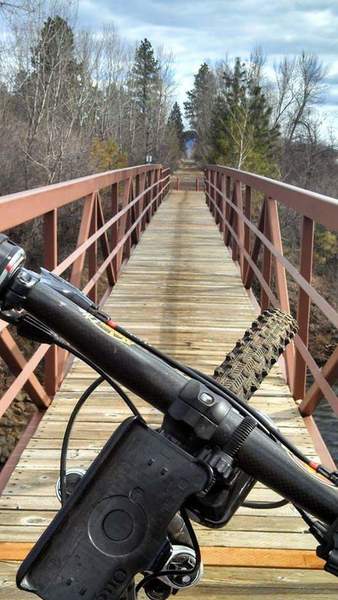 No need to wear out both tires along the Weiser River Nat'l Rec. Trail!