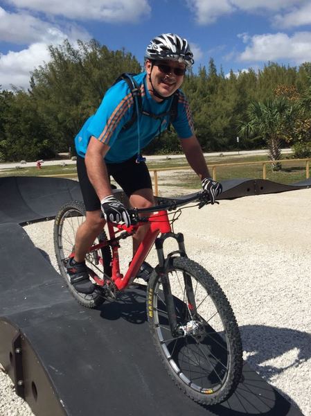 A fun little bike track at the Oletta River Outdoor Center.