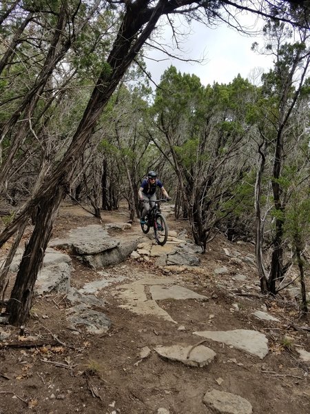 Navigate rock gardens galore on the Juniper Ridge Trail.