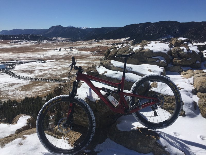 Winter snowstorms mean fresh tracks on a mid-fat!