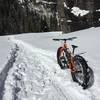 Get out for a snow ride on the Bear Creek Falls Trail.