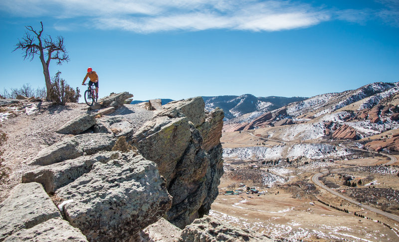 Ride Dakota Ridge with world-famous Red Rocks Amphitheater in the background. What a view!