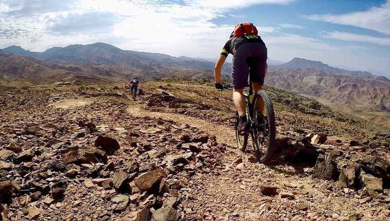 Experience beautiful views from this well-groomed singletrack!