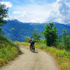 The climb on Giro dei Ru is made better by phenomenal big-mountain views.