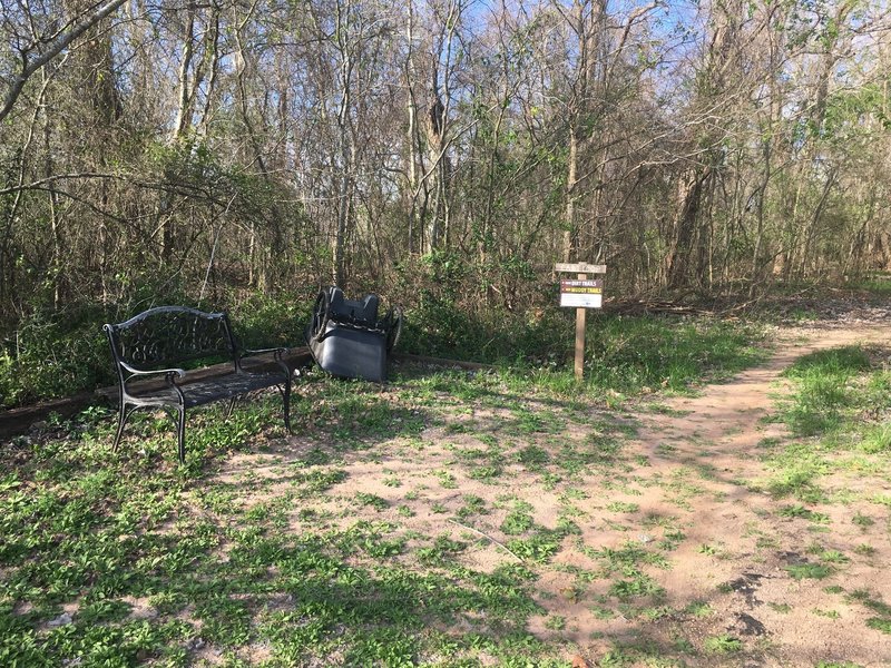 This is the start of the River Bend Trailhead.