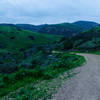 The light began to fade as I headed down into El Moro Canyon.