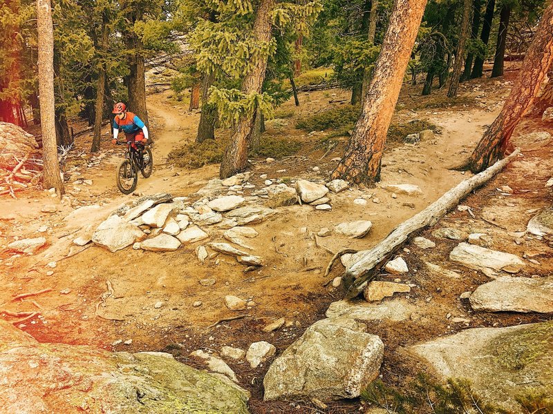 The Summit Loop is fun in either direction. This is the switchback at the 'real' scenic overlook.