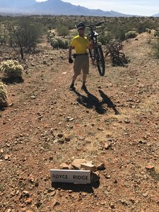 Royce Ridge is well marked along Trail #335.