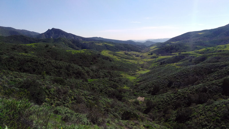 This is a view of the historical indian village meadows.