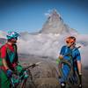 The iconic Matterhorn serves as the backdrop to your ride near Zermatt.