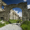 The Colle di Tenda route passes through the barracks for Fort Central.