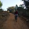 Enjoy a nice downward slope from Shanimahatma Temple Hill.