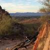 Trail mornings offer gorgeous views of the city, and even better riding.