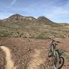 This is the 601 Trail junction (right) with the Nitro Bench Loop (left).