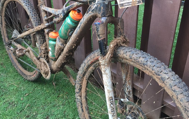 Maui can be wet and muddy during the winter!