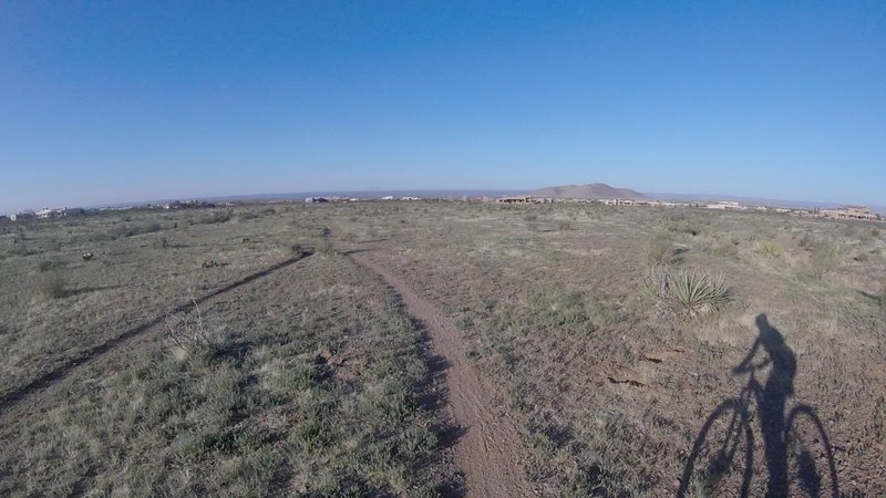 La Maria Trail offers buff singletrack through gently graded terrain.