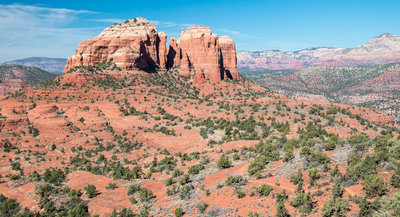 Experience ridiculous views from the top of HiLine while watching a buddy drop in on the fun stuff way down below.