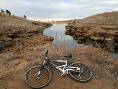 Enjoy a great ride right along the lake inlet!