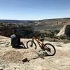 On Western Rim, don't forget to take a break, sit down, and enjoy looking over your surroundings and the Colorado.