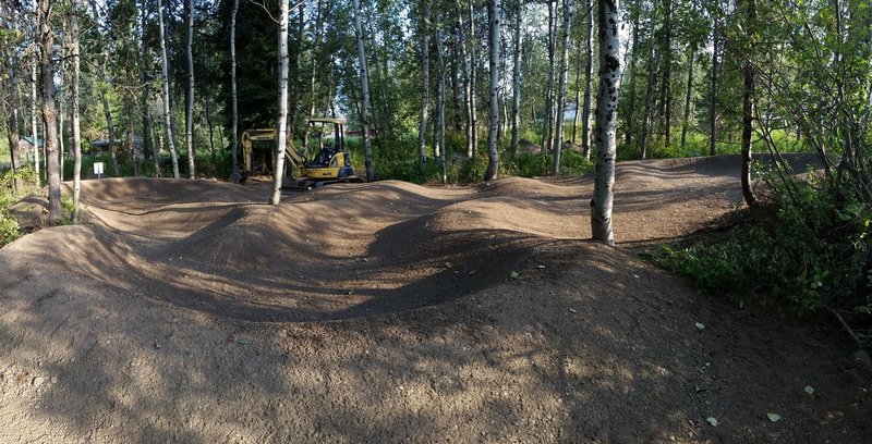 The pumptrack is ready to rock!