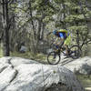 One of the loops offers techy boulder-climbing sections.