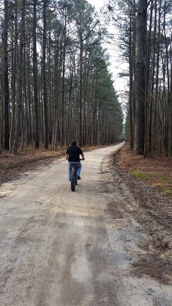 Corner House Road offers long, smooth, dirt doubletrack.