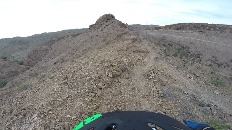 This section of Paradise Valley (along Champagne) looks different than any other trail in the system.