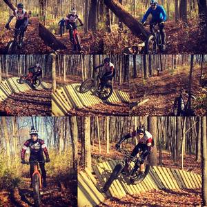 Rip through the Red Trail's great wooden berm!