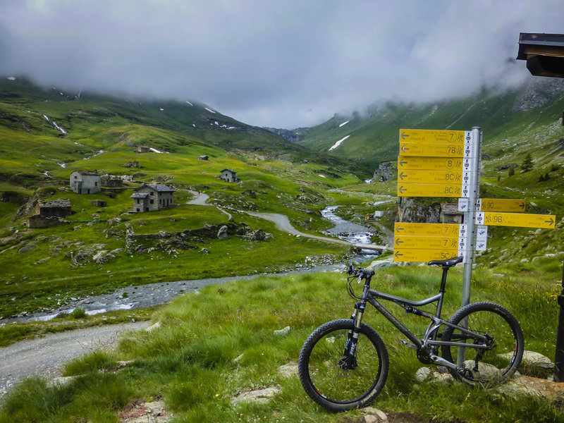 The ride up from Champorcher is long and difficult, but there's a beautiful valley at the top.