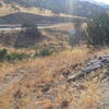 View from a nearby highpoint, just past the end of the trail.