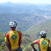 Guides from Ecoride Mex enjoy the views.