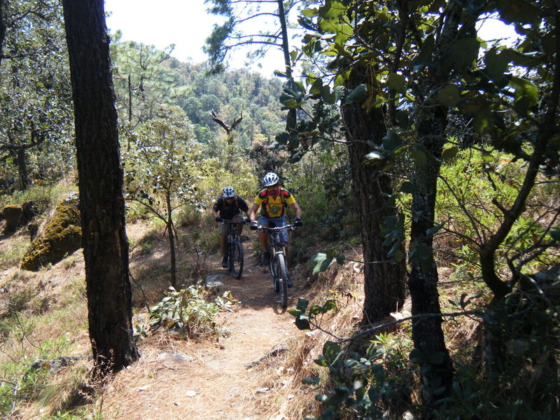 Climbing up to La Bufa Lookout.